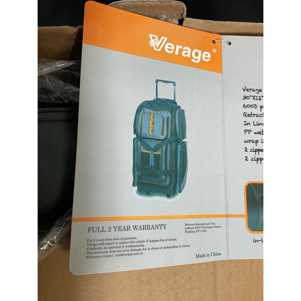 VERAGE 30” Wheeled Duffle